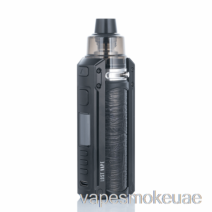 Vape Uae Lost Vape Ursa Quest 100w Pod Mod Kit أسود / جلد منقوش